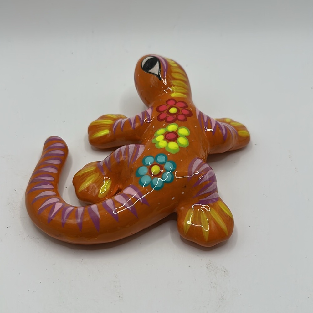 Colorful Ceramic Lizard Reptile Decor - Picture 3 of 5